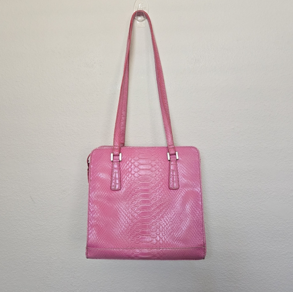 Liz Claiborne Faux Leather Pink Bag